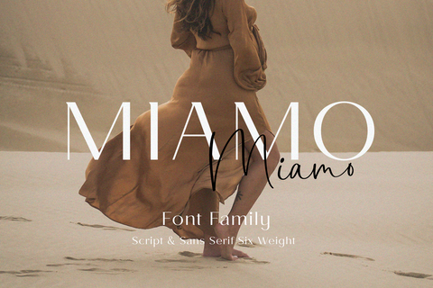 Miamo - Script & Sans Font Family