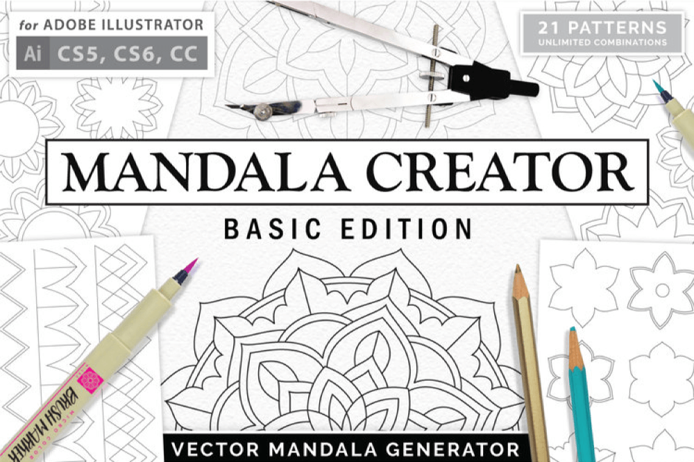 Mandala Creator - Free Basic Edition - Pixel Surplus