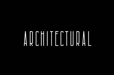 Architectural - Free Unique Condensed Typeface - Pixel Surplus