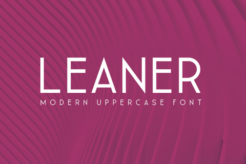 Leaner - Free Font