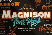 Magnison - Free Retro Script Font - Pixel Surplus