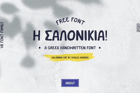 Salonikia - Free Display Font