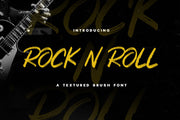 Rock n Roll - Free Textured Brush Font