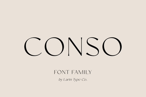 Conso - Font Family