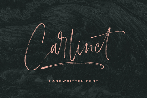 Carlinet - Handwritten Brush Font