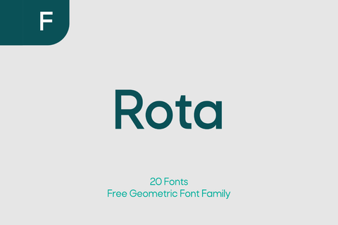 Rota - Free Sans Serif Font Family