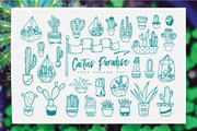 Cactus Paradise - Free Vector Set - Pixel Surplus