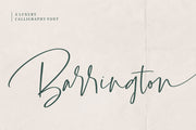Barrington - Luxury Calligraphy Font