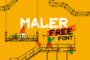 Maler - Free Display Font