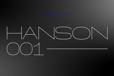 Hanson - Free Elegant Hairline Typeface - Pixel Surplus