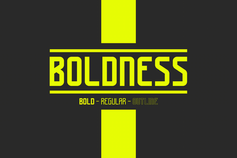 Boldness - Free Font