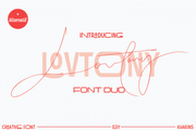 Lovtony - Free Font Duo