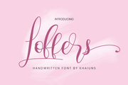 Loffers Script - Free Script Font