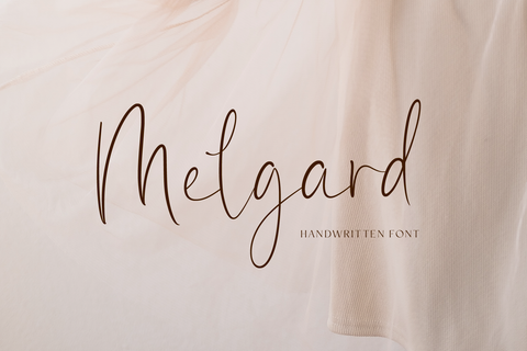 Melgard - Handwritten Script Font