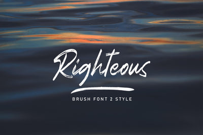 Righteous - Free Handwritten Brush Font - Pixel Surplus