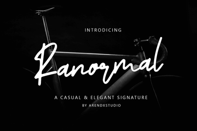 Ranormal - Free Signature Font - Pixel Surplus