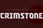 Crimstone - Free Bold Geometric Font - Pixel Surplus