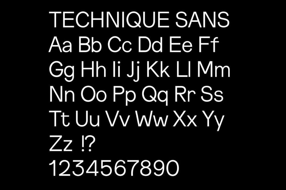 Technique Sans - Free Modern Grotesque Font - Pixel Surplus