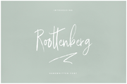 Roottenberg - Thin Brush Script