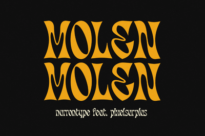 Molen - Free Display Font - Pixel Surplus