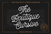 The Boutique Cursive - Monoline Script Font