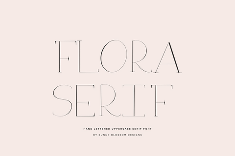 Flora Serif - Free Font