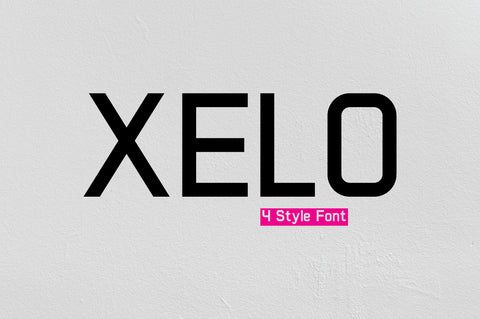 Xelo - Modern Sans - 4 Styles