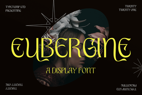 Eubergine - Free Display Font
