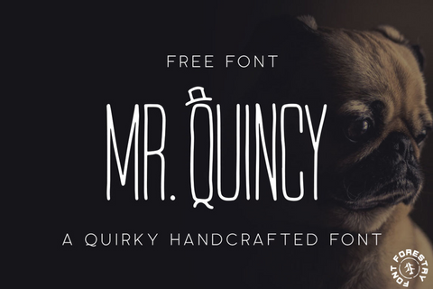 Mr. Quincy - Free Quirky Handcrafted Font