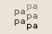 Partita - Pixel Display Font Family