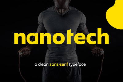 Nanotech - Free Clean Sans Serif Typeface - Pixel Surplus
