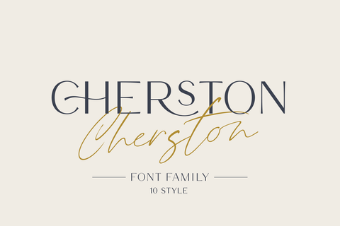 Cherston - Font Family