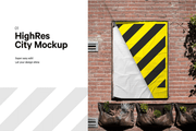 Free City Poster Mockup - Pixel Surplus