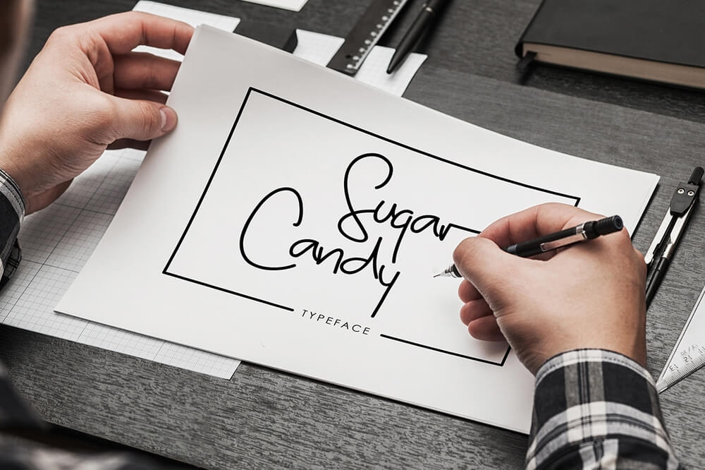 Sugar Candy - Free Signature Font - Pixel Surplus