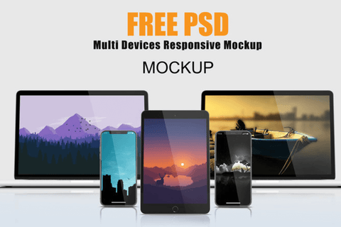 Multi Devices Responsive Mockup