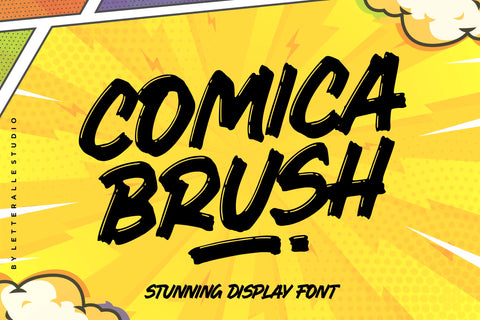 Comica - Brush Display Font