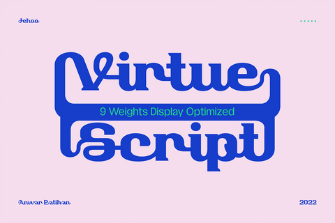 Virtue Script Semibold - Free Font
