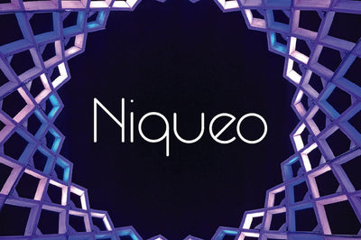 Niqueo - Free Rounded Geometric Font - Pixel Surplus