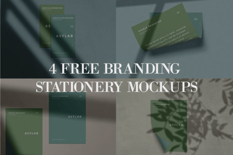 4 Free Branding Stationery Mockups - Pixel Surplus