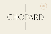 Chopard - Modern Sans Serif Font Family