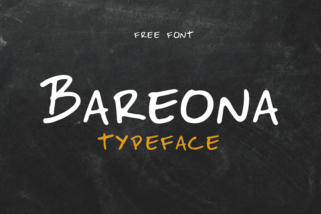 Bareona - Free Handwritten Display Font - Pixel Surplus
