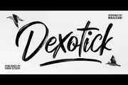 Dexotick - Free Brush Font