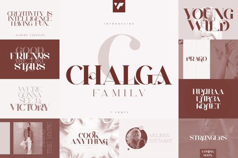 Chalga Family - 7 Fonts