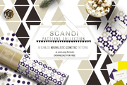 Scandi - Free Geometric Pattern Collection - Pixel Surplus