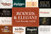 The Modern Elegant Font Bundle