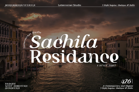 Sachila Residance - Free Serif Font
