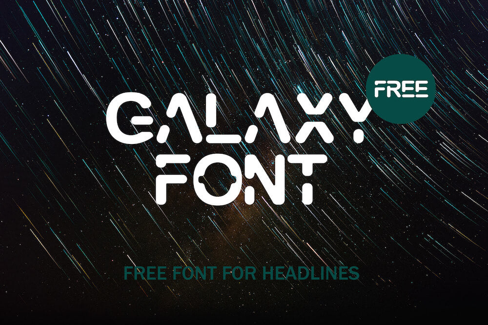Galaxy - Free Futuristic Headline Font - Pixel Surplus