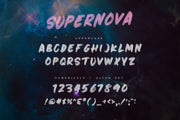 Supernova - Hand Painted Font
