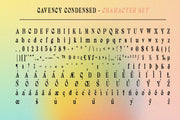 Gavency Condensed - Free Display Serif Font