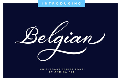 Belgian Signature - Free Stylish Modern Calligraphy Font - Pixel Surplus